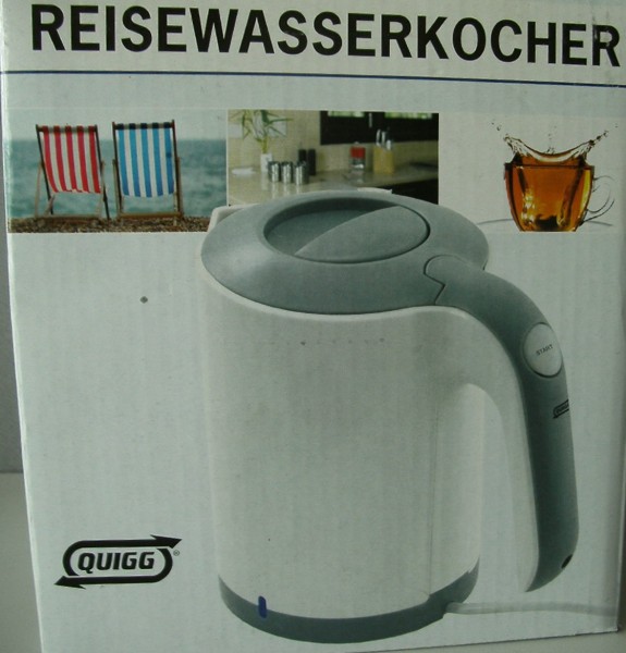 Wasserkocher Reisewasserkocher 0,5 Liter / Quigg