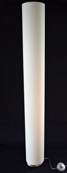 LED Stehleuchte mit Textilschirm Stehlampe weiß