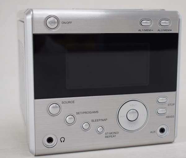 Stereo Uhrenradio mit CD-Player weiss Terris CDR334